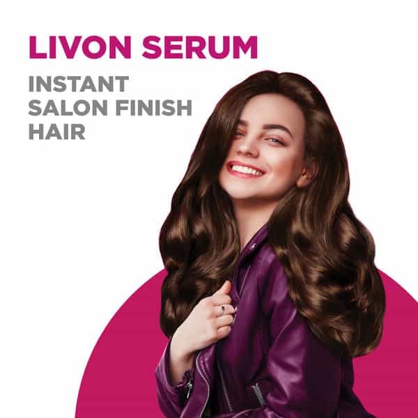 Livon Serum For Frizz-Free Smooth Hair With Argan Oil & Vitamin E 50 Ml