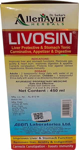 Livosyn Syrup 450Ml