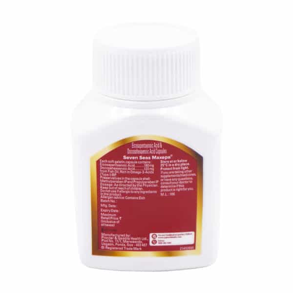 Seven Seas Maxepa Omega-3 Bottle Of 30 Capsules