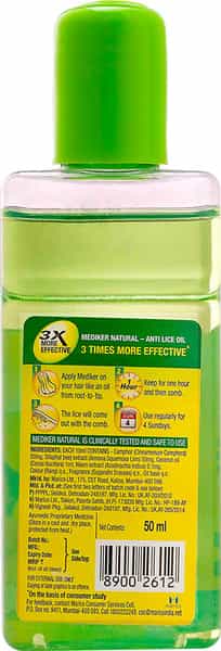 Mediker Anti-Lice Treatment Hair Oil 50 Ml