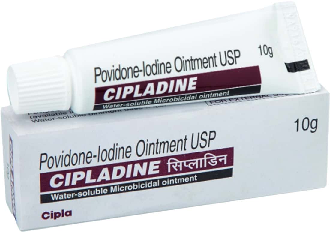 CIPLADINE 5% TUBE OF 10GM OINTMENT