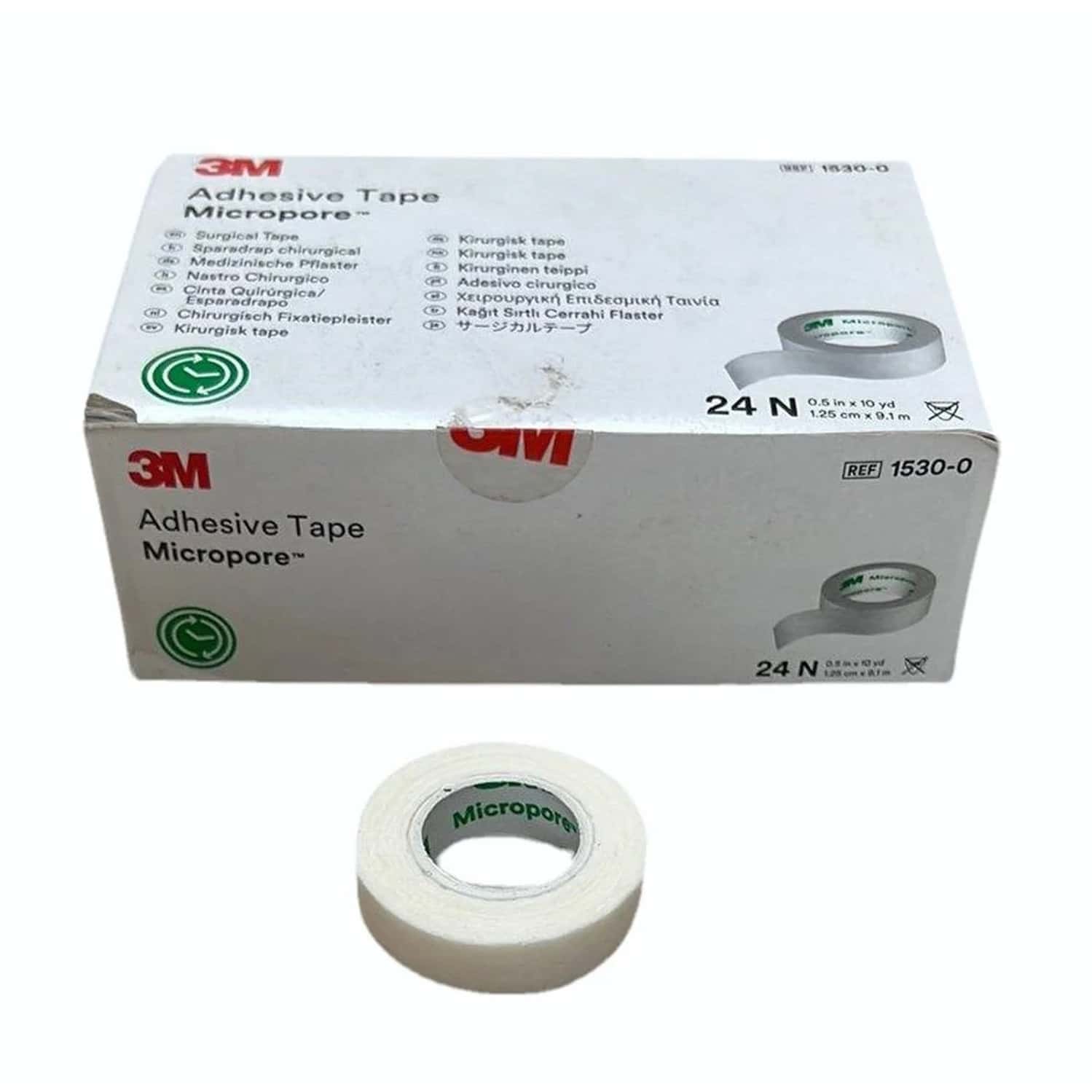 3M HEALTHCARE MICROPORE 0.5 INCH PAPER SURGICAL TAPE