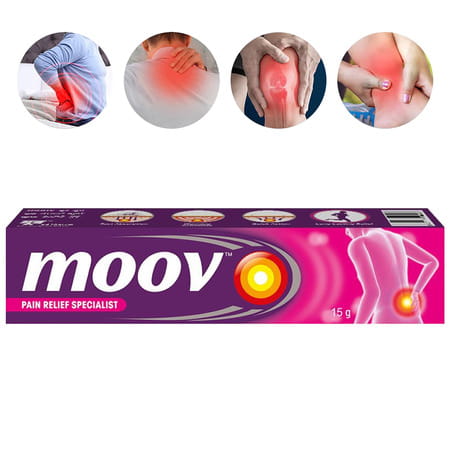 Moov Instant Pain Relief Cream - 15g | Suitable For Back Pain Joint Pain Knee Pain Muscle Pain