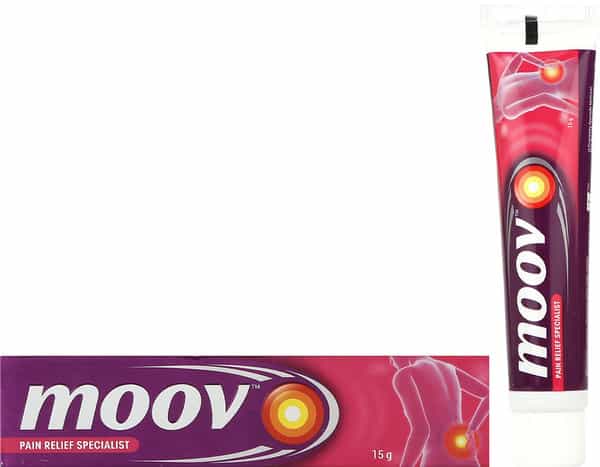 Moov Instant Pain Relief Cream - 15G | Suitable For Back Pain Joint Pain Knee Pain Muscle Pain