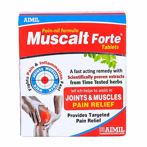 Aimil Muscalt Forte Tablet 30S |Bone & Joint Wellness | Reduces Pain And Inflammation
