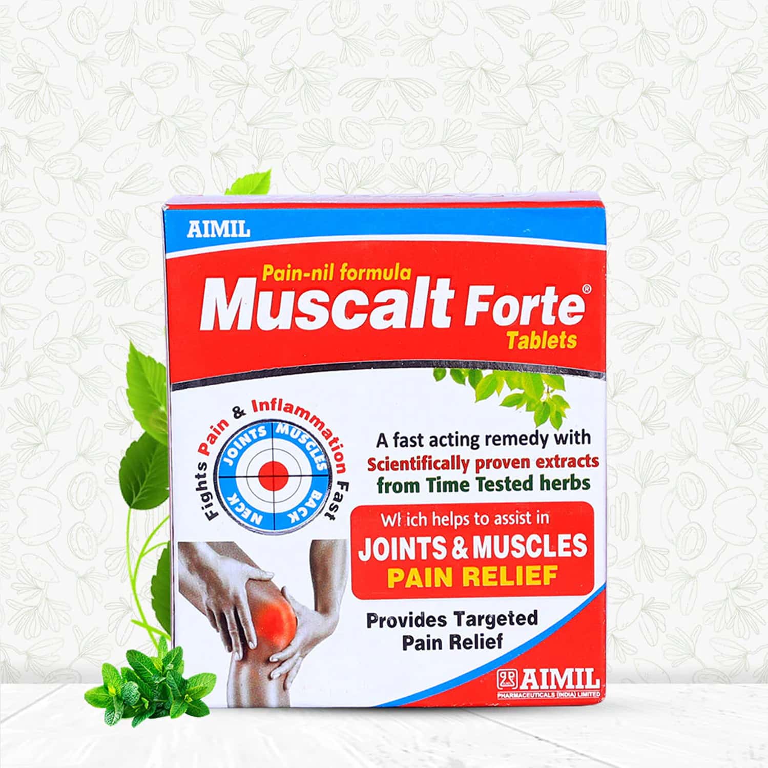 AIMIL MUSCALT FORTE TABLET 30S |BONE & JOINT WELLNESS | REDUCES PAIN AND INFLAMMATION