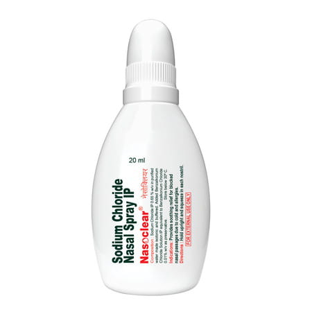 Nasoclear 0.65% Bottle Of 20ml Nasal Spray