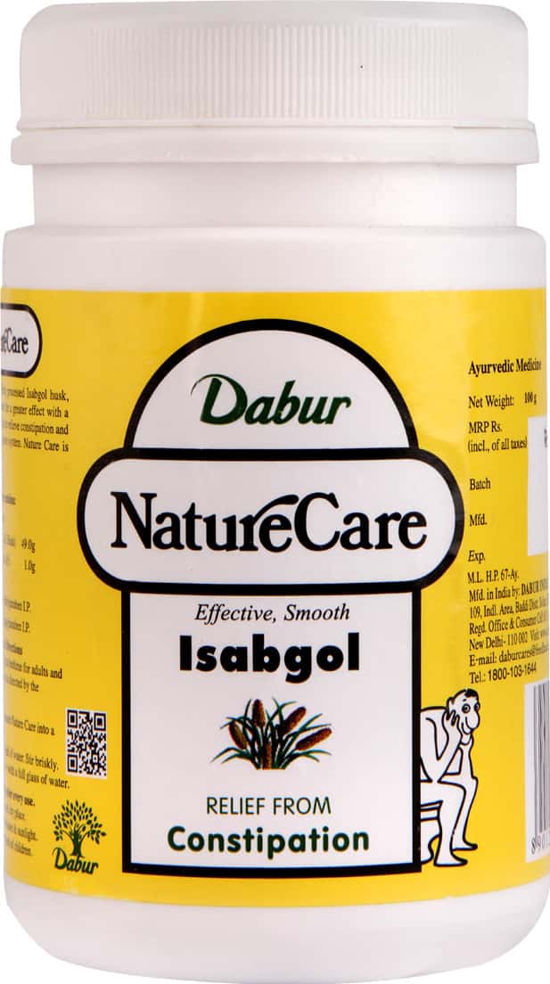 Dabur Naturecare Isabgol Constipation Relief Powder Bottle Of 100 Gm