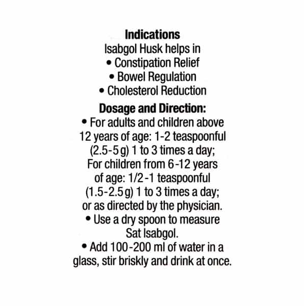 Dabur Naturecare Isabgol Constipation Relief Powder Bottle Of 100 Gm