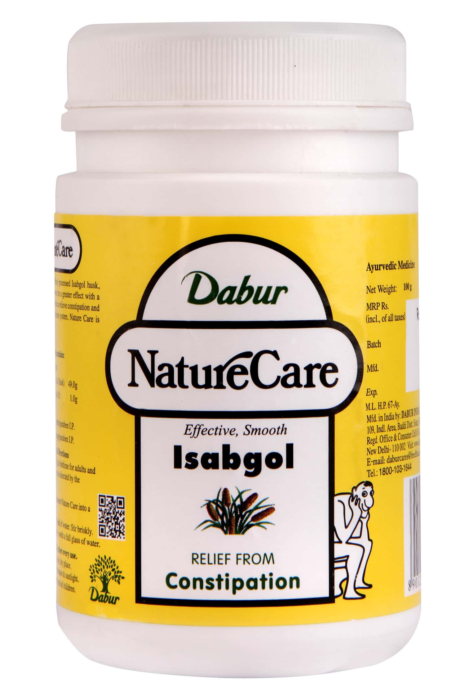 Buy Dabur Naturecare Isabgol Constipation Relief Powder Bottle Of 100 G