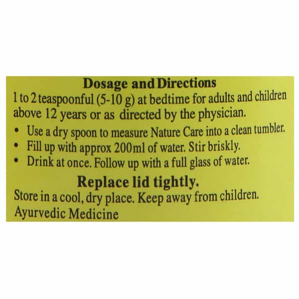Dabur Naturecare Double Action Constipation Relief Powder Bottle Of 100 G