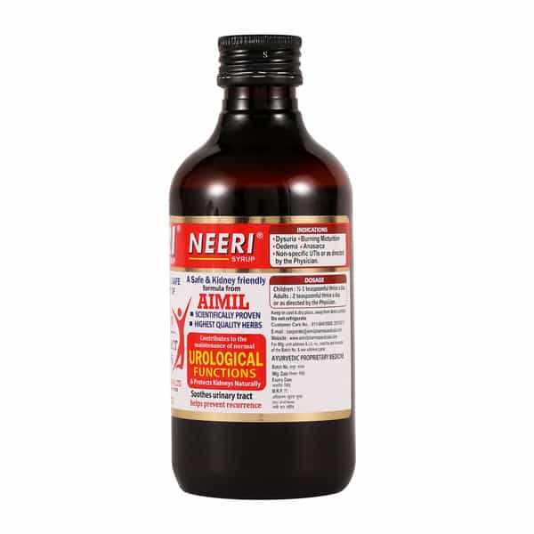 Aimil Neeri Syrup 100Ml | Urinary Tract Infections (Utis) | Burning Micturition