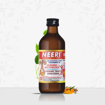 Aimil Neeri | Burning Micturition & Urinary Tract Infections | Bottle | Syrup | 100 Ml