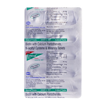Extend Forte Strip Of 10 Tablets