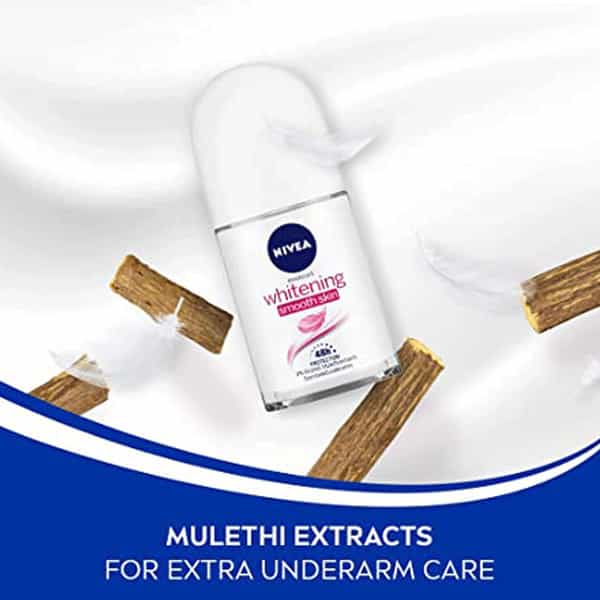Nivea Natural Glow Smooth Skin 48H Deodorant Roll On 50 Ml