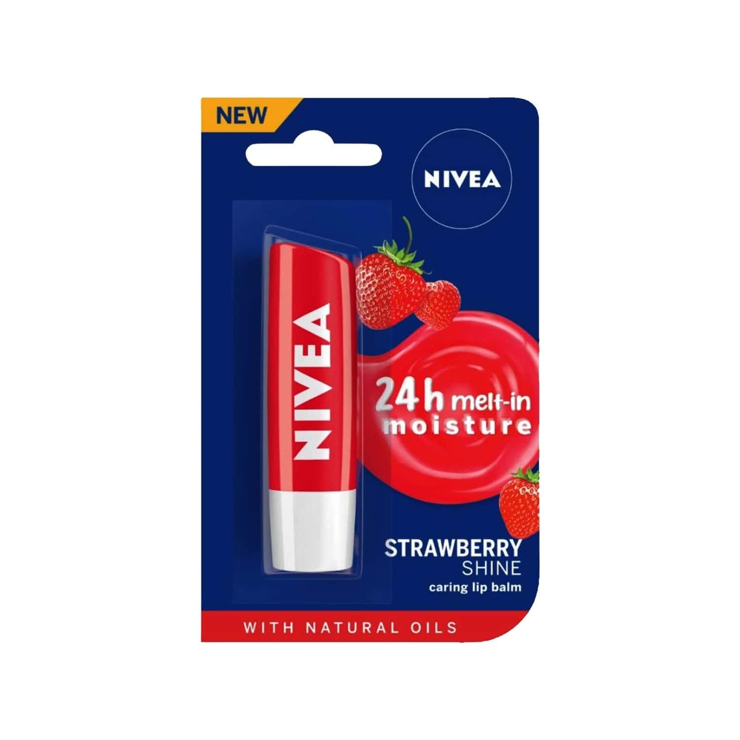 Buy NIVEA LIP CARE STRAWBERRY CREAM 4.8 G Online & Get Upto 60 OFF