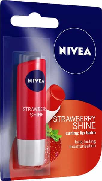Nivea Strawberry Shine 4.8G Lip Balm