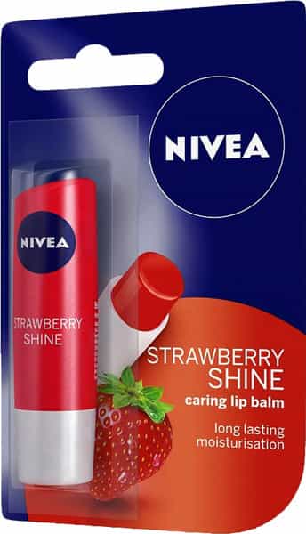 Nivea Strawberry Shine 4.8G Lip Balm