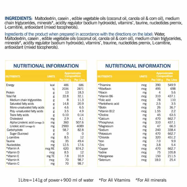 Nusobee Casein Infant Formula Tin - 400 Gm