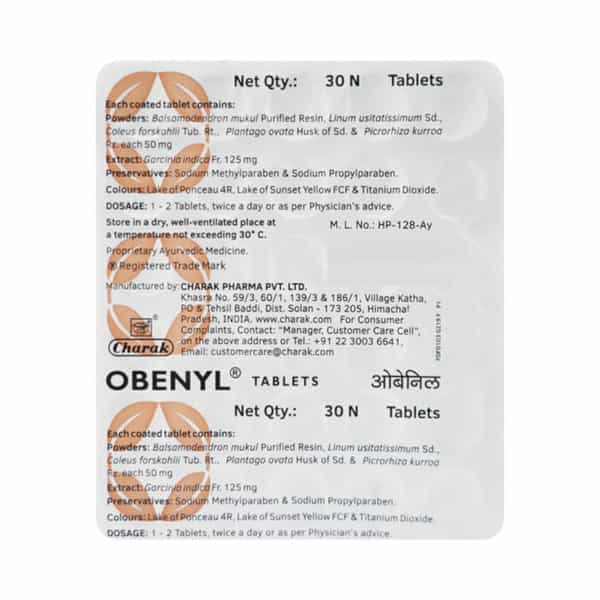Obenyl Strip Of 30 Tablets