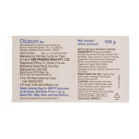 Oilatum Bar 100gm