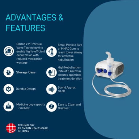 Omron Ne-C28-C1 Nebulizer & Vapourizer