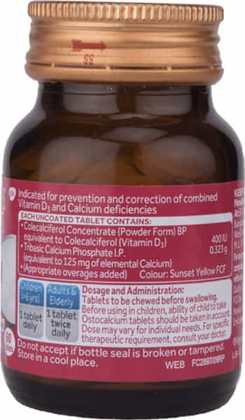 Ostocalcium Bottle Of 60 Tablets