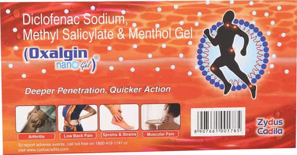 Oxalgin Nano Gel 50Gm