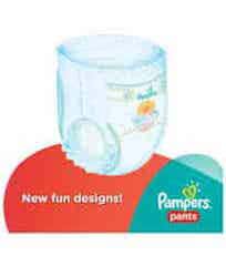 pampers pants large 2 pieces