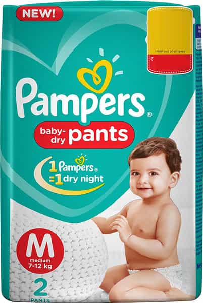 Pampers Diaper Pants Medium 2 Pieces