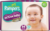 Pampers Active Baby Diapers Medium - 62 Count