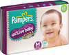 Pampers Active Baby Diapers Medium - 62 Count