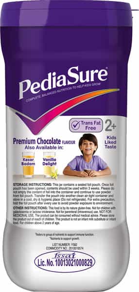 Pediasure Premium Chocolate Child Nutrition Drink Jar Of 400 G