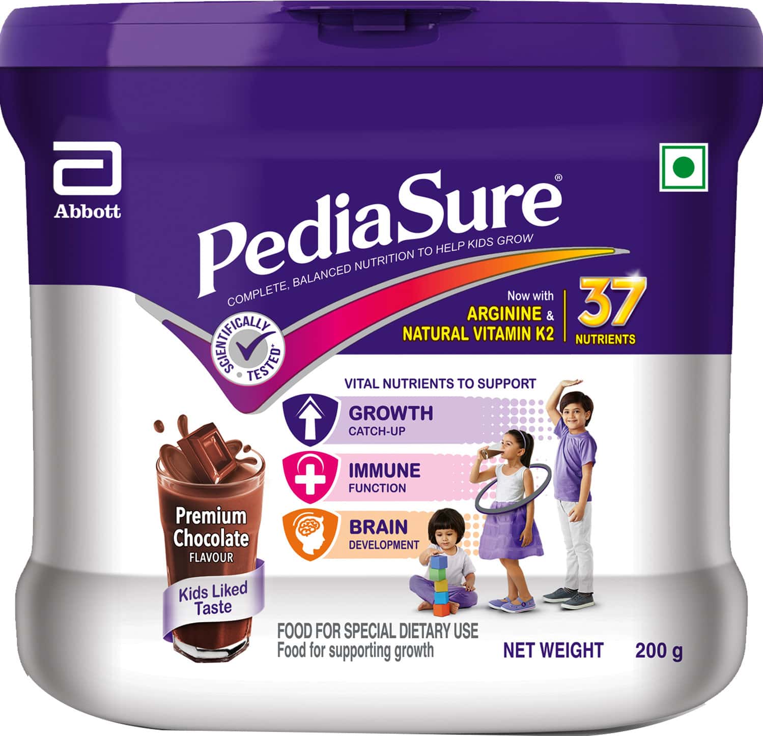 Pediasure Premium Chocolate Child Nutrition Drink Jar Of 200 G