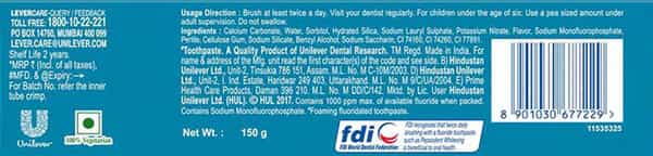 Pepsodent Whitening Tooth Paste 150Gm