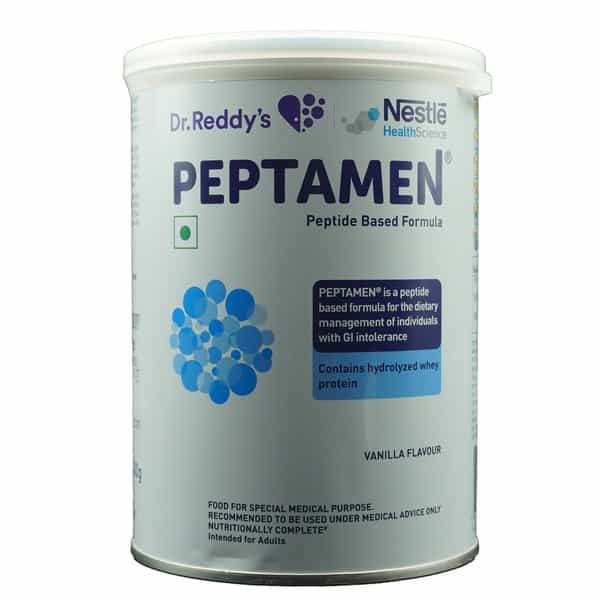 Nestle Peptamen Vanilla Nutrition Drink Tin Of 400 G