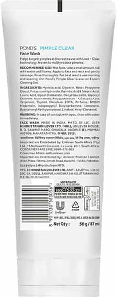 Pond's Pimple Clear Facewash 50 G
