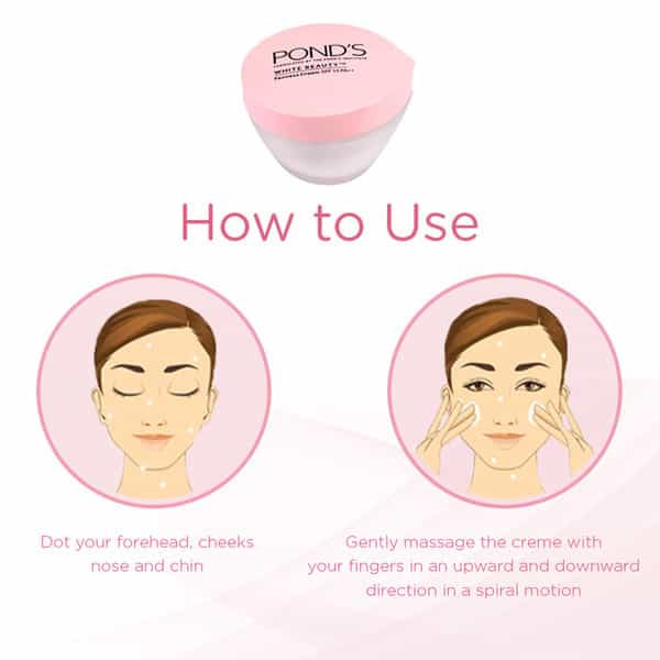Pond's White Beauty Fairness Cream Spf 15 Jar Of 50 G