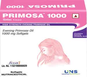 Primosa 1000mg Strip Of 15 Softgel Capsules