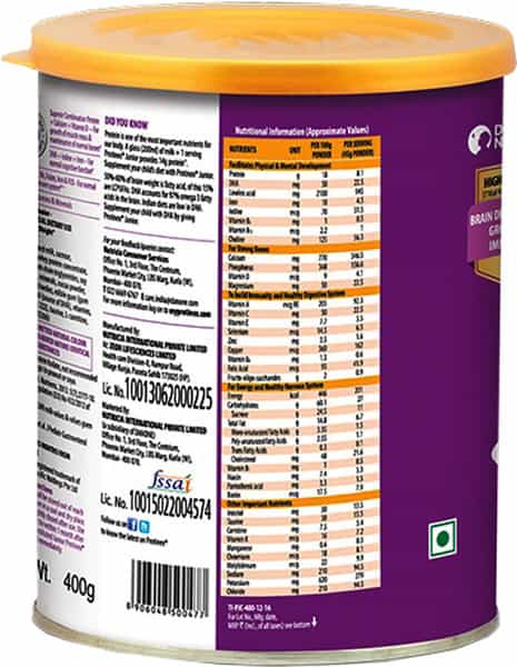 Protinex Junior Chocolate Child Nutrition Drink Tin Of 400 G