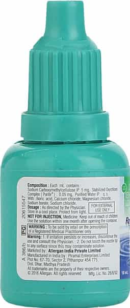 Refresh Tears 0.5% Bottle Of 10Ml Eye Drops