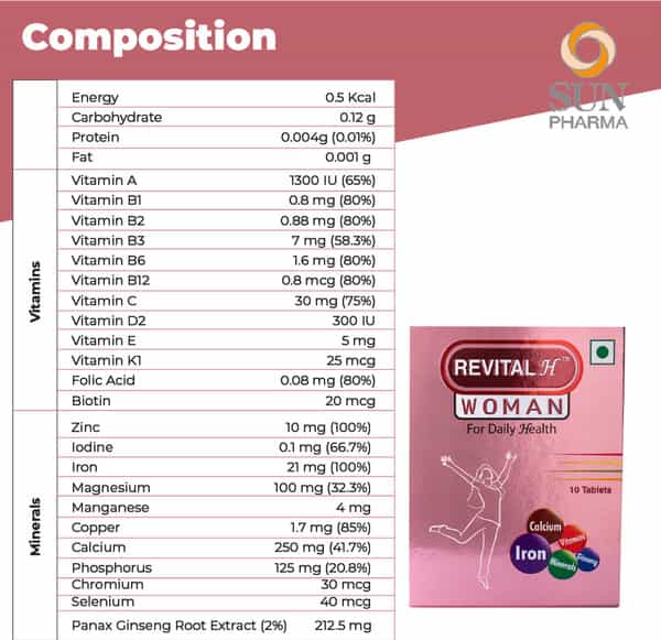Revital Woman Tab 10`S