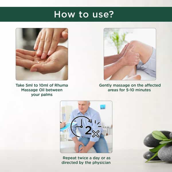 Vansaar Rhuma Oil : Pain Relief Oil| Gives Long Lasting Pain Relief In Joints & Muscles - 100Ml