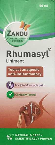 Zandu Rhumasyl Liniment 50Ml