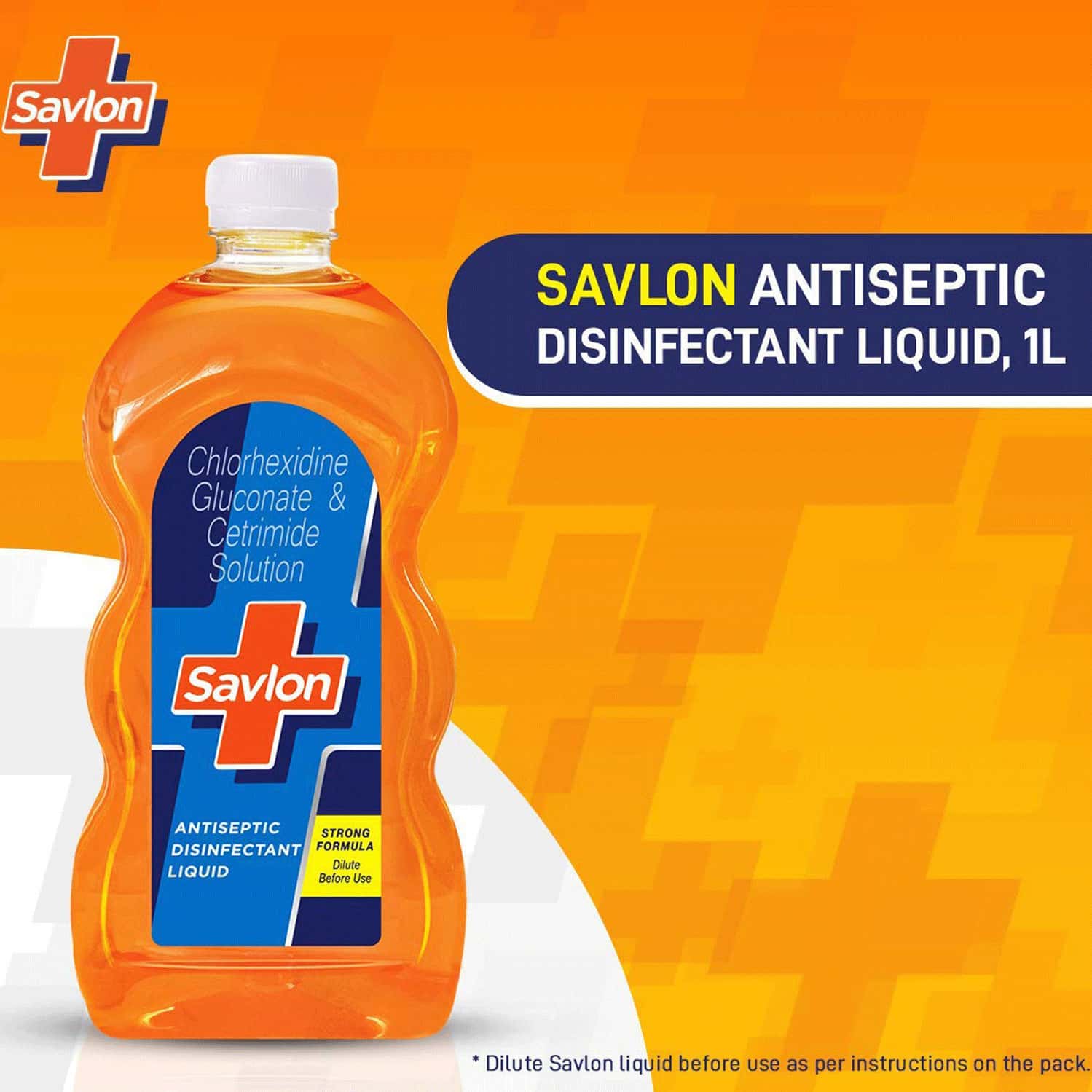 Buy SAVLON ANTISEPTIC DISINFECTANT LIQUID BOTTLE OF 100 ML Online & Get