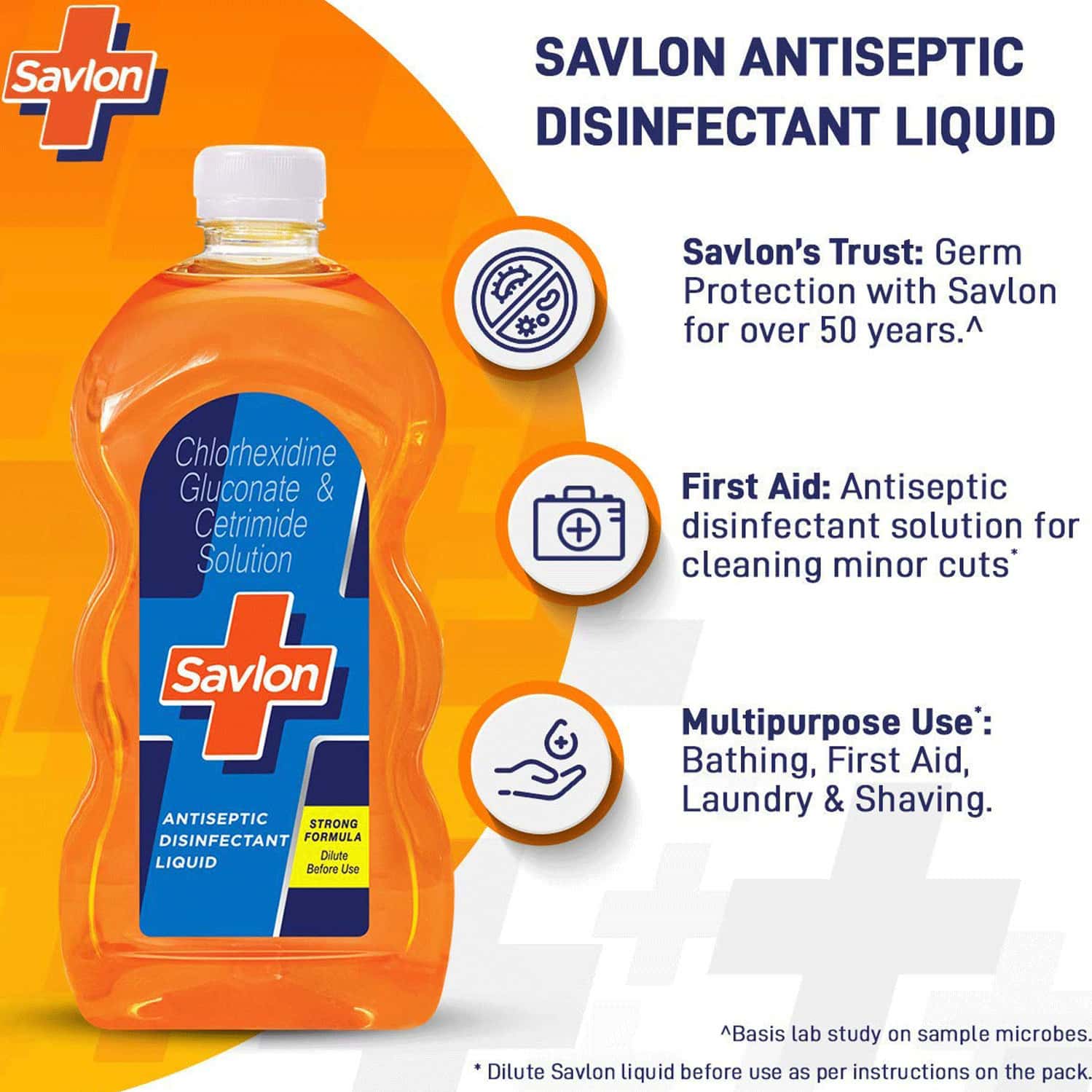 Buy SAVLON ANTISEPTIC DISINFECTANT LIQUID BOTTLE OF 100 ML Online & Get Upto 60 OFF at PharmEasy