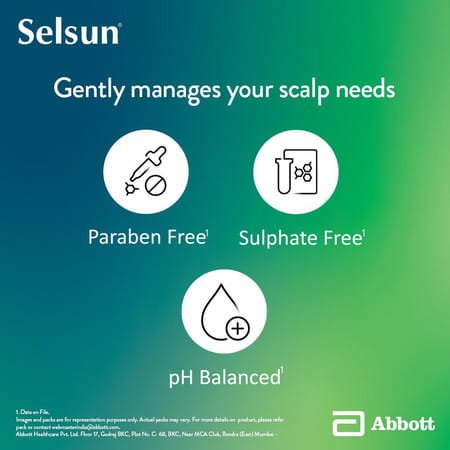 Selsun 2.5% Topical Suspension For Anti Dandruff | Reduces Flaking And Itching | 120ml