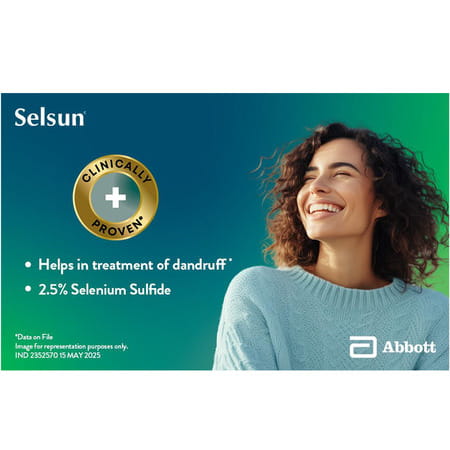 Selsun 2.5% Topical Suspension For Anti Dandruff | Reduces Flaking And Itching | 120ml