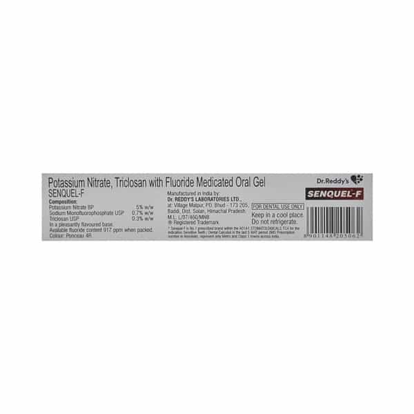 Senquel F Tube Of 50Gm Oral Gel