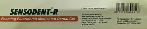 Sensodent R Gel 100Gm